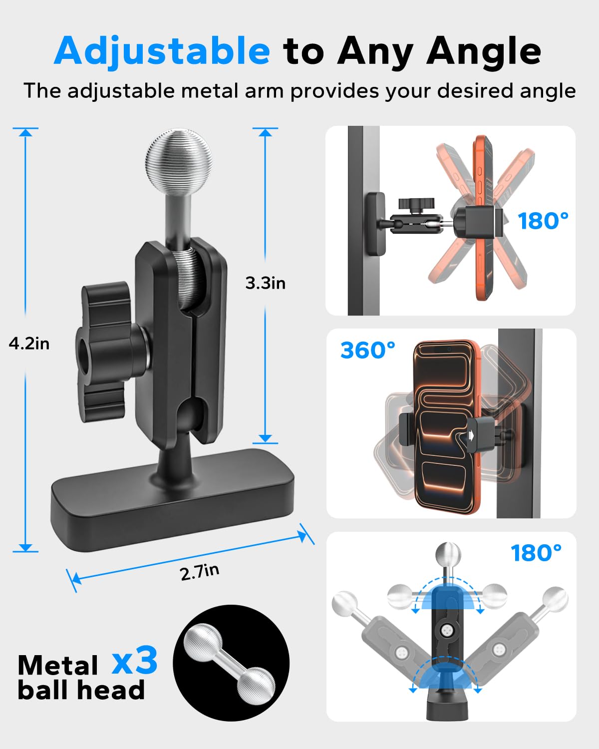 GDZN tool-free mounting on metal surfaces without screws