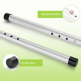 GearRoot four-section telescopic pole adjusts to fit all golf travel bags.