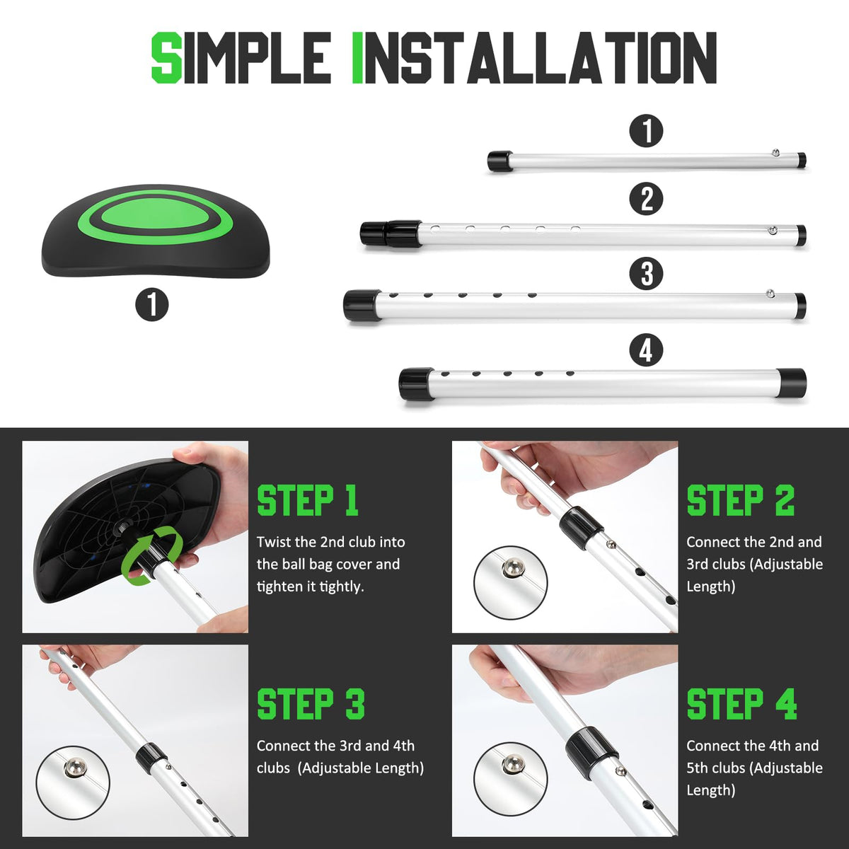 GearRoot easy assembly with lock button for quick setup.
