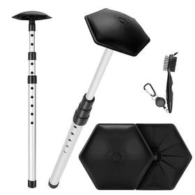 GearRoot golf travel bag support pole extended for universal fit.