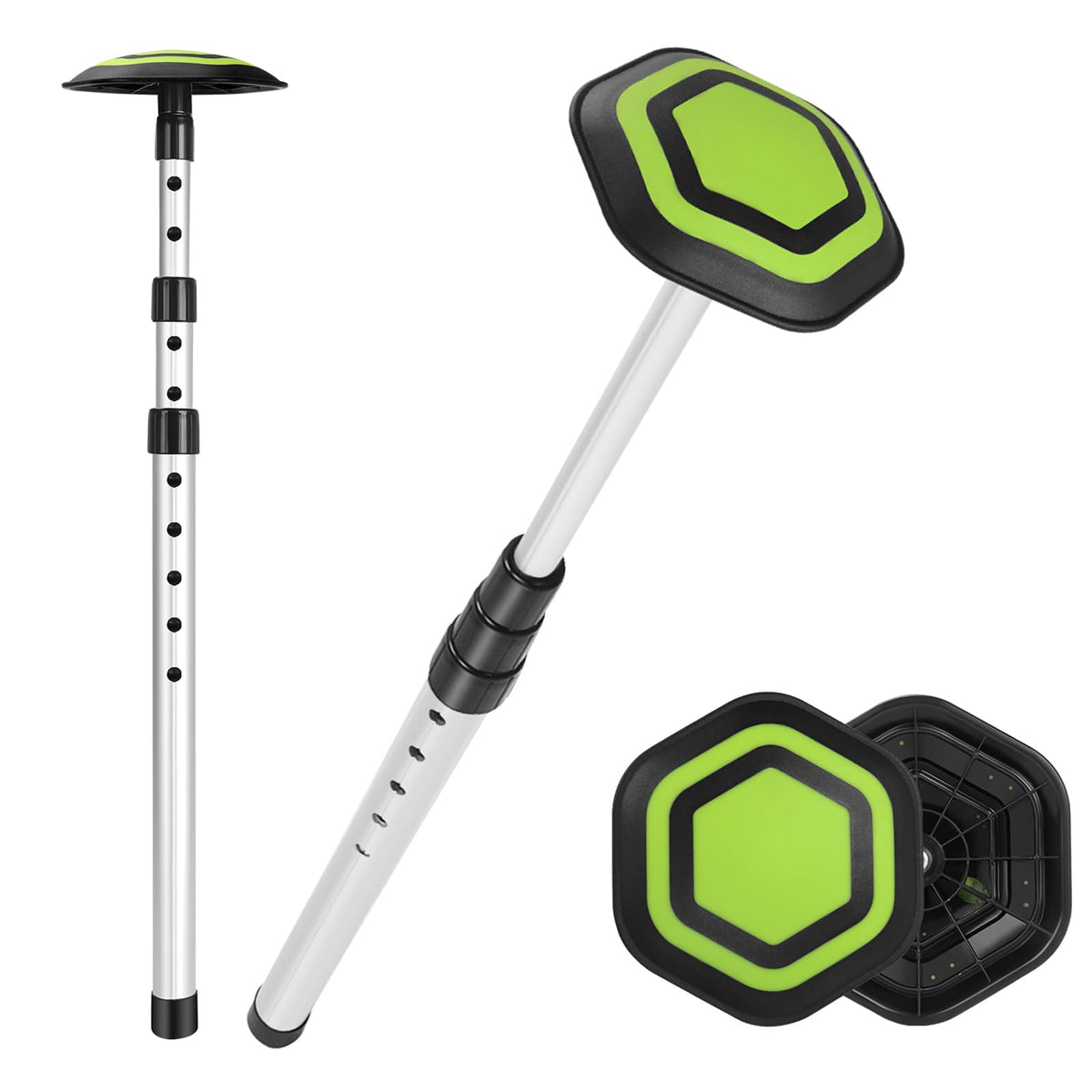 GearRoot golf travel bag support pole provides sturdy club protection during transit.