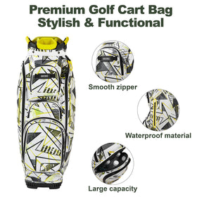 Geesee insulated cooler pocket keeps drinks and snacks cool.