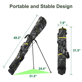 Geesee junior-friendly par-3 bag ideal for practice rounds and short courses.