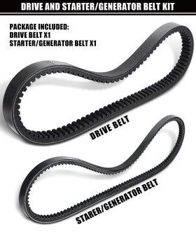 Geggkake EZGO belt kit contents image showing all components.