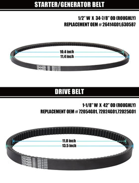 OEM 26414G01 starter belt reference shown in Geggkake product image.
