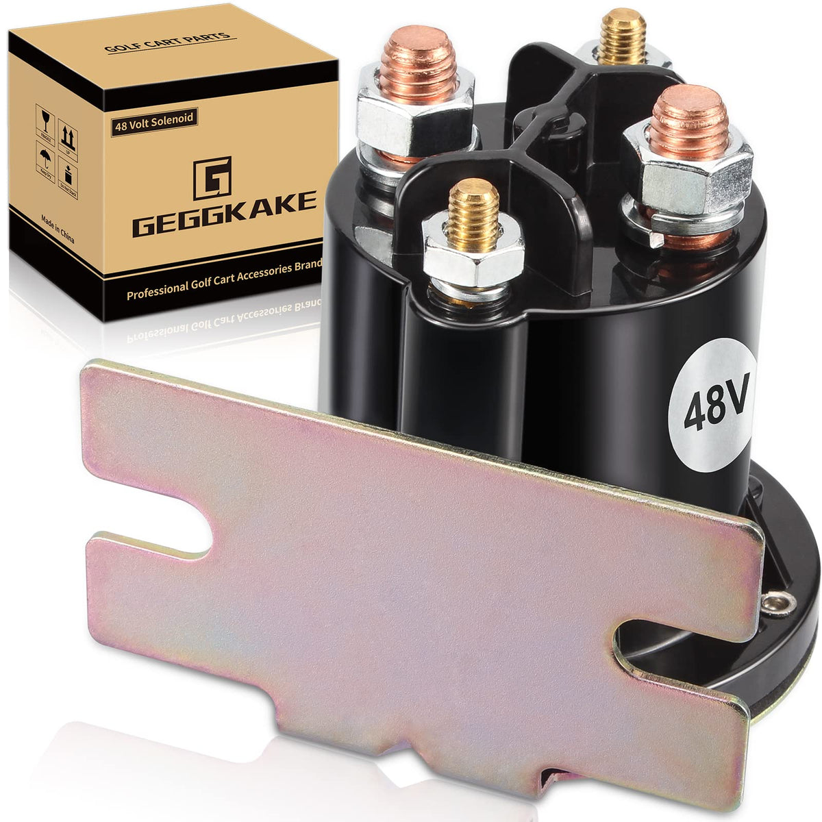 Geggkake EZGO TXT solenoid closeup highlights durable silver contacts for efficiency