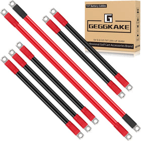 Geggkake golf cart cables kit with 4ga wires for EZGO TXT upgrade.