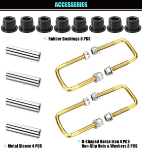 Geggkake U-bolts and nuts kit with hardware included