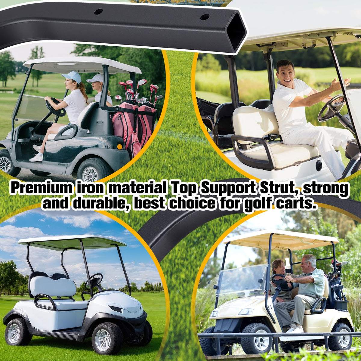 Gemscream durable roof supports improve ride stability.