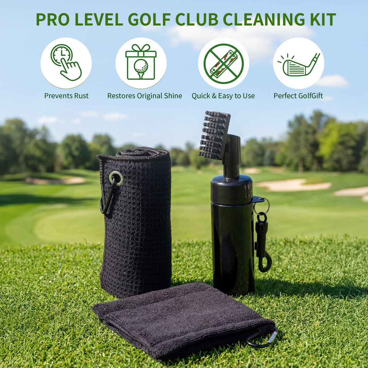 Gemscream portable design keeps accessories organized during rounds.