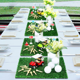 Gemscream mini golf decor display on a table