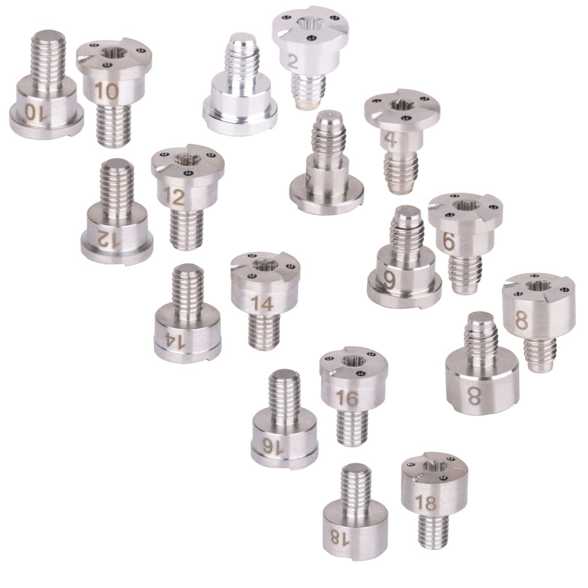 Generic 1pc silver golf weight 2g supports tiny tuning tweaks on drivers.