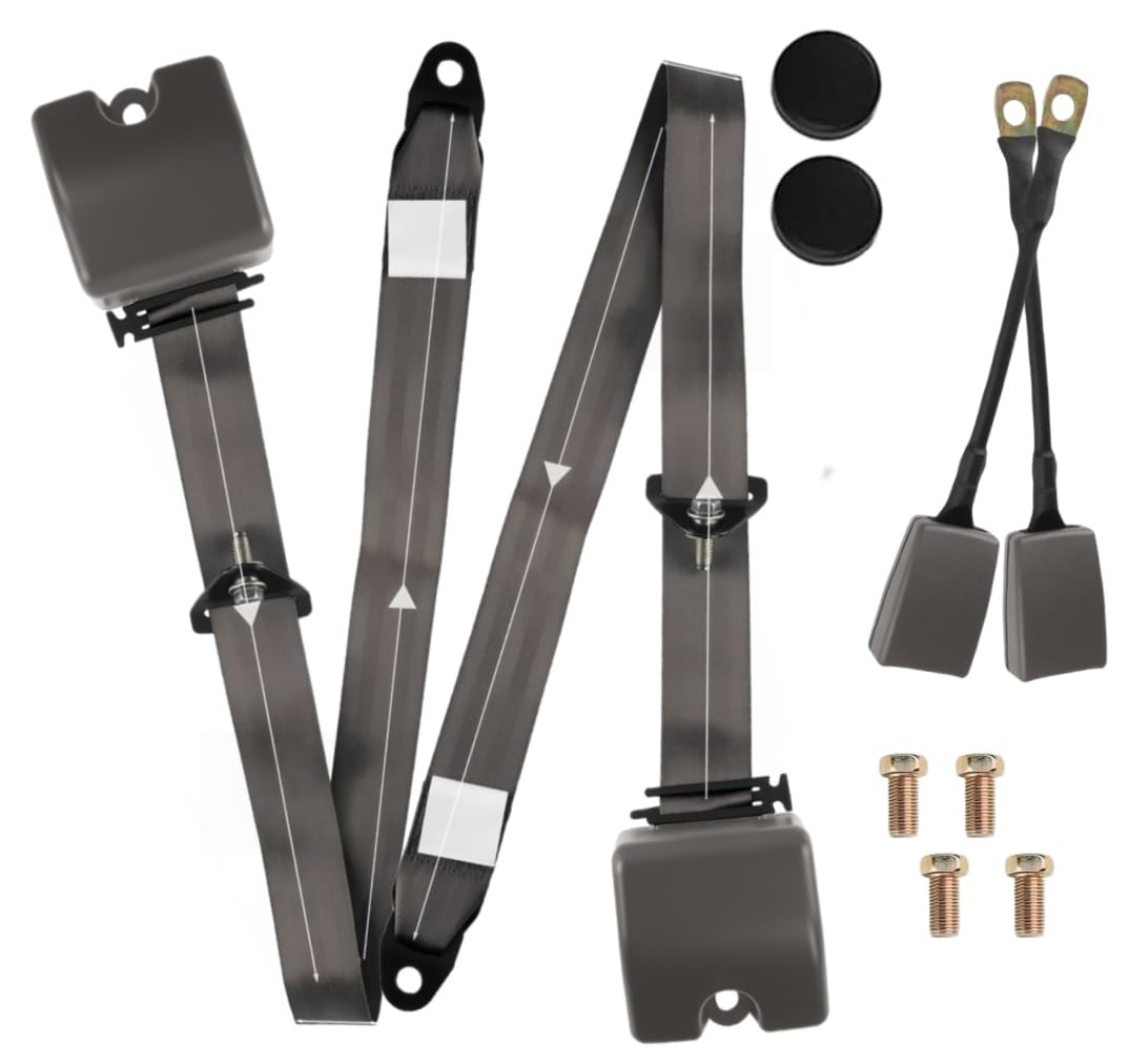 Generic 2-pack 3-point seatbelt pads for golf carts offer cushioned comfort on shoulder belts.