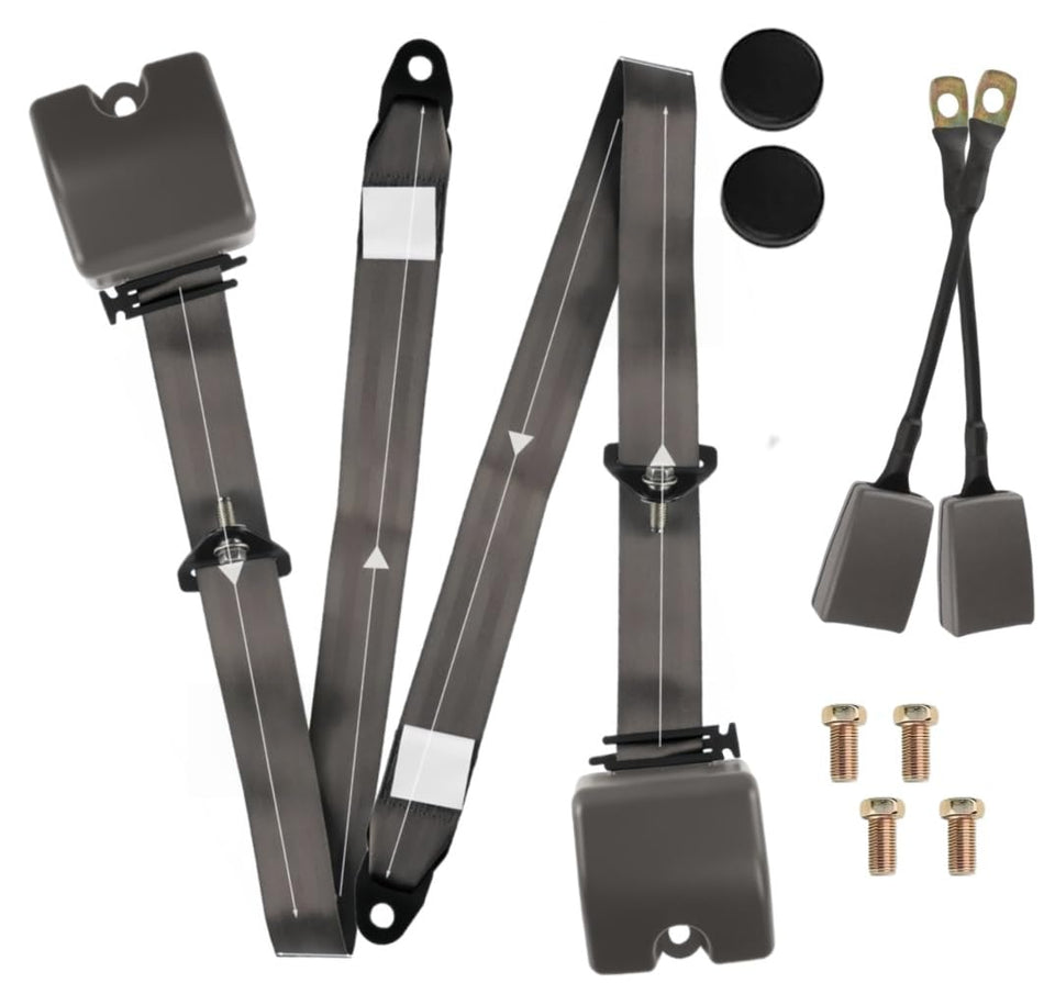 Generic 2-pack 3-point seatbelt pads for golf carts offer cushioned comfort on shoulder belts.