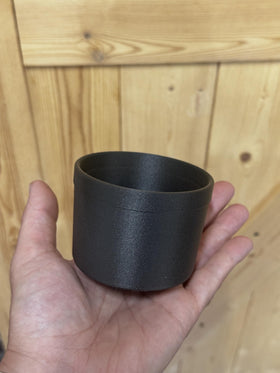 Two-piece cup holder set in black for added convenience