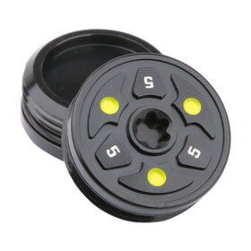 Two 5g weights for Cobra King Vintage putter offer customizable feel on greens.