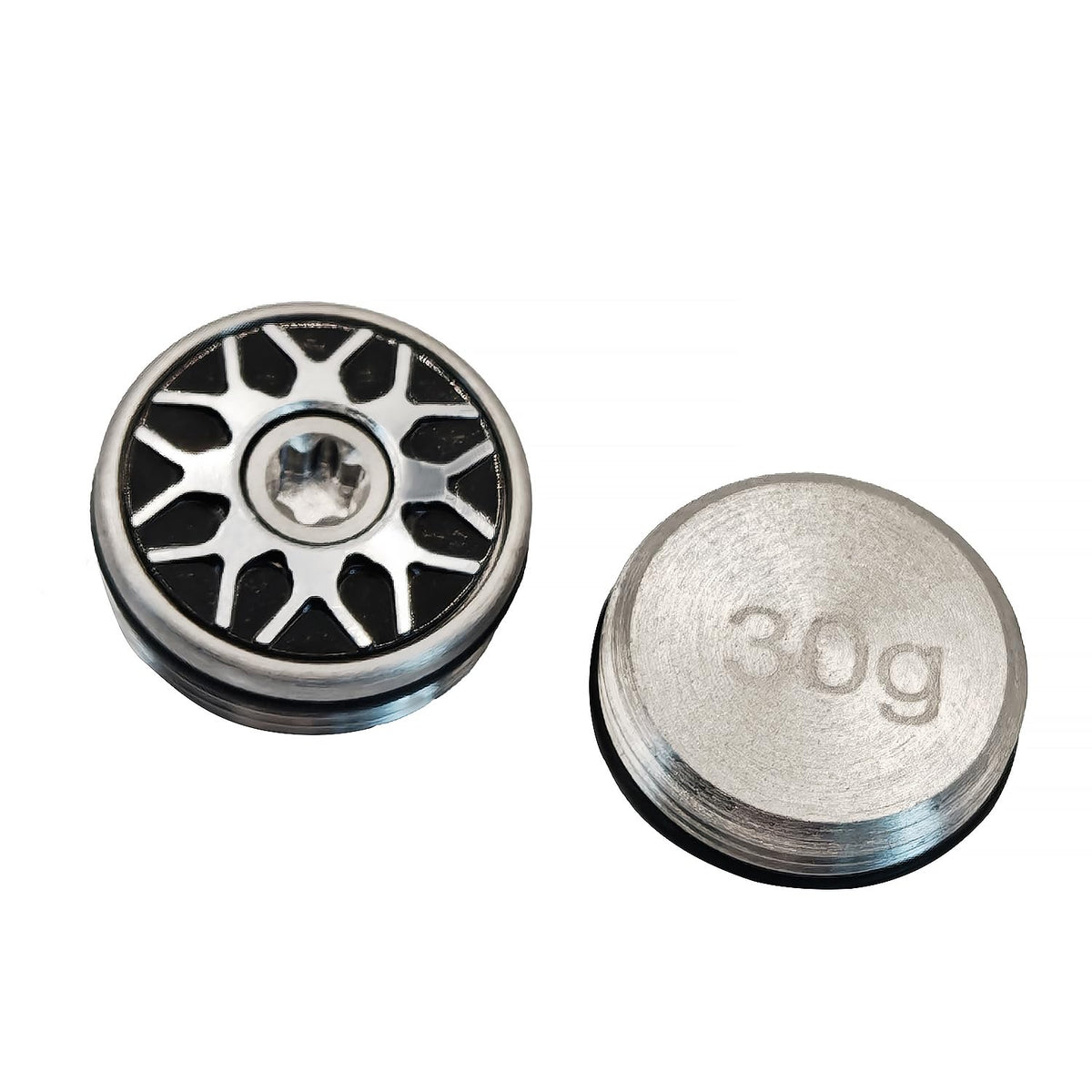 Generic 2x30g golf weights for Odyssey putters ready for customization