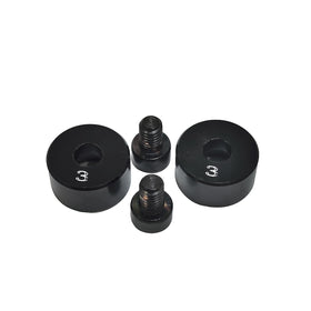 Generic 2pcs golf weights installed on Spider Tour X putter for quick tuning and balance.