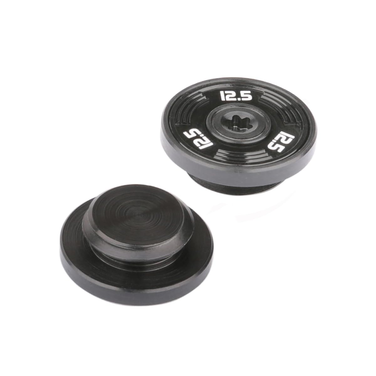 Generic two-piece black golf weights for Taylormade Spider GT Max putters for precise tuning