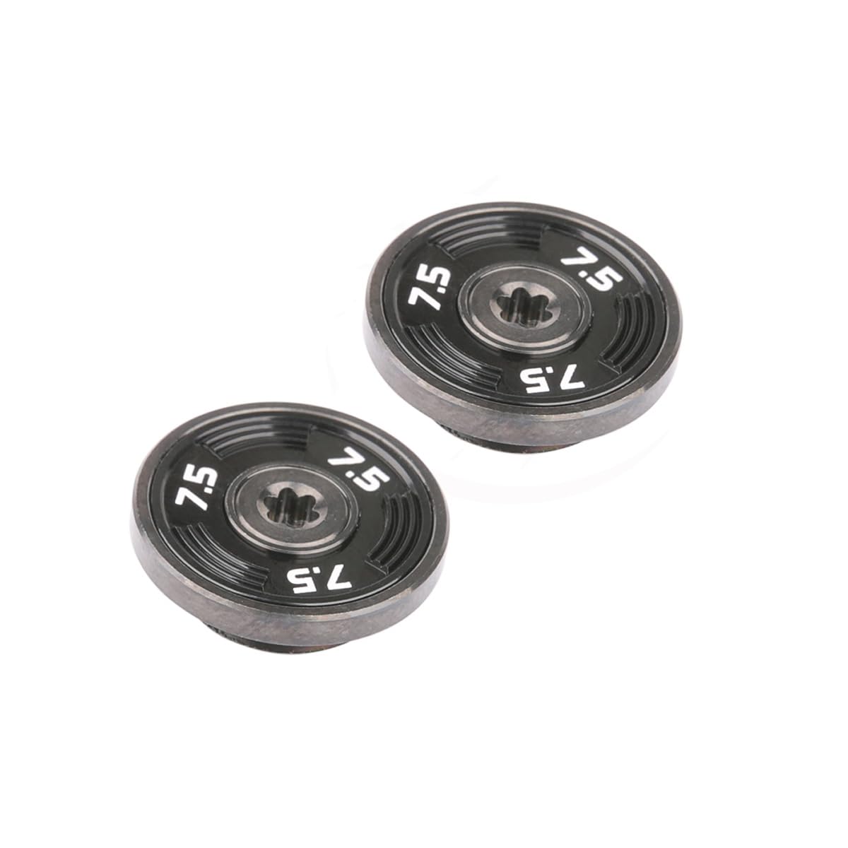 Generic 2pcs black golf weights for Taylormade TP Reserve Putter, enhances tunability on the green
