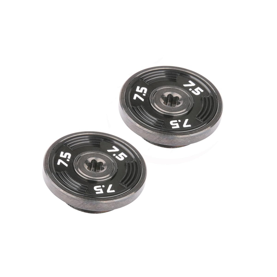 Generic 2pcs black golf weights for Taylormade TP Reserve Putter, enhances tunability on the green