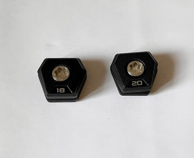 Generic 2X golf weight slider 18g enhances driver customization and stability.