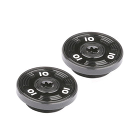 Generic 2x10g black golf weights for Taylormade TP Reserve putters improve balance and feel.
