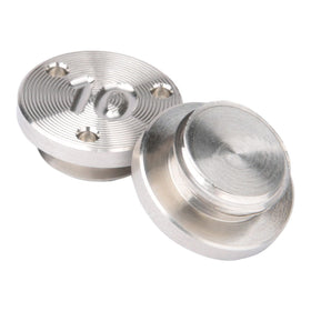 Two 5g and two 10g weights mounted for balanced feel on a putter