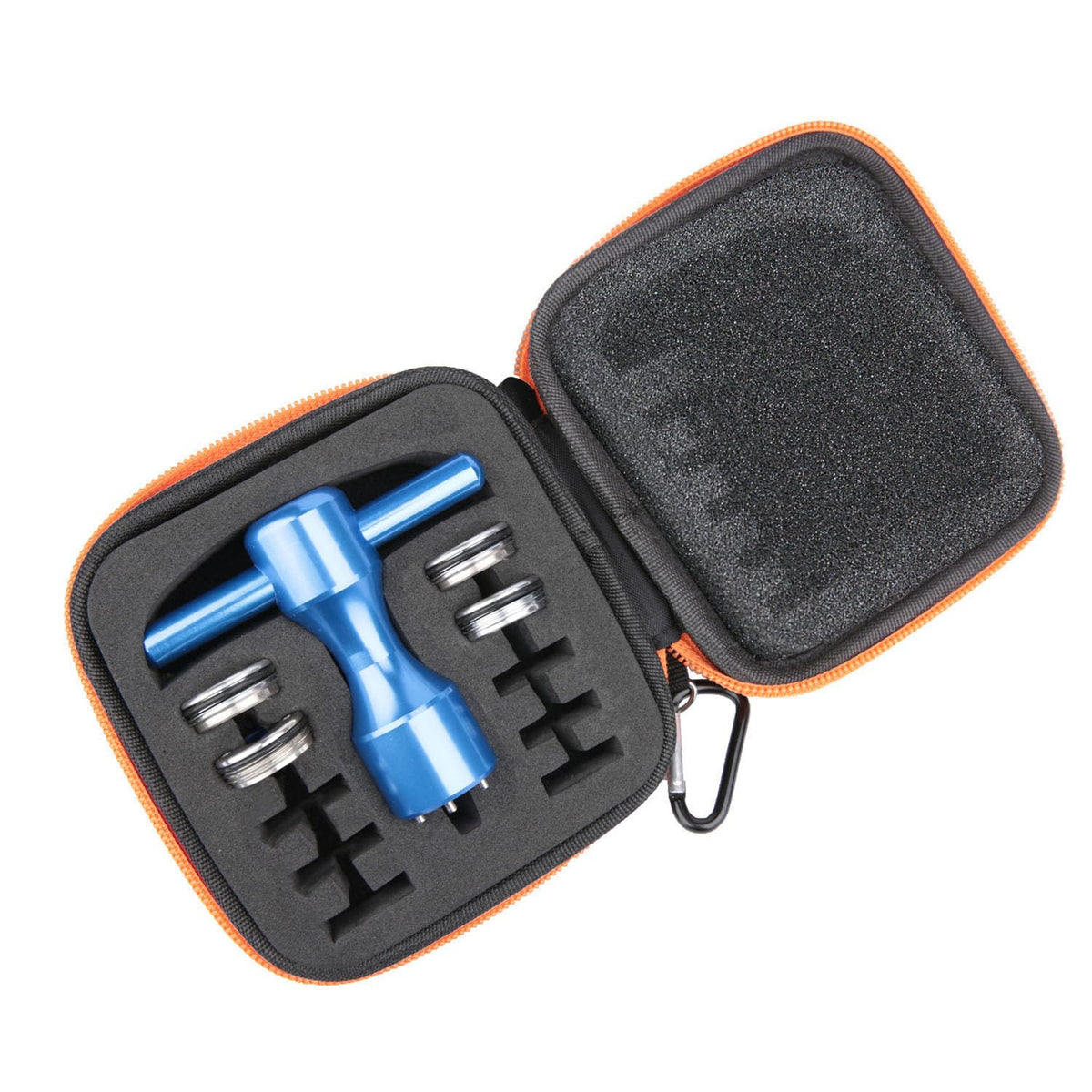 40g and 45g weights with wrench and case for easy adjustments