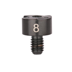 Protective case keeps weights organized between rounds.