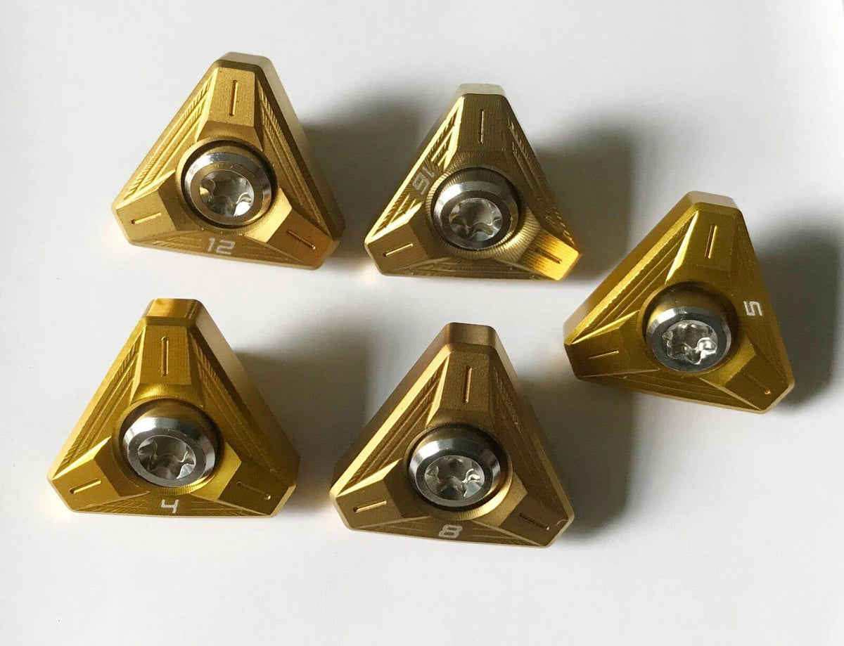 Generic 5-piece golf weight screws for LTDX driver improve balance and feel.