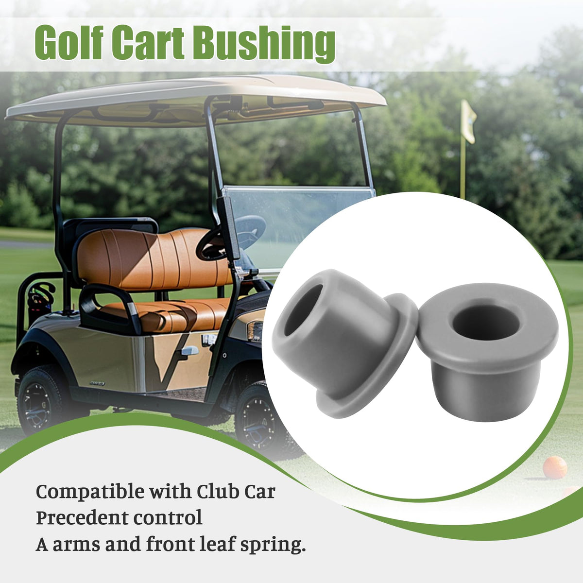 50-piece bushing pack ensures ready replacements and long-term maintenance.
