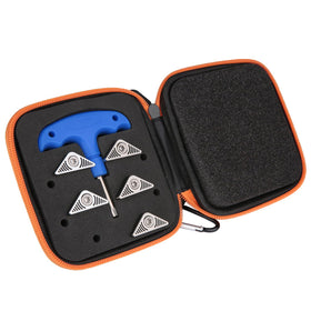 Generic 5-piece black golf weights kit for quick driver tune-up.