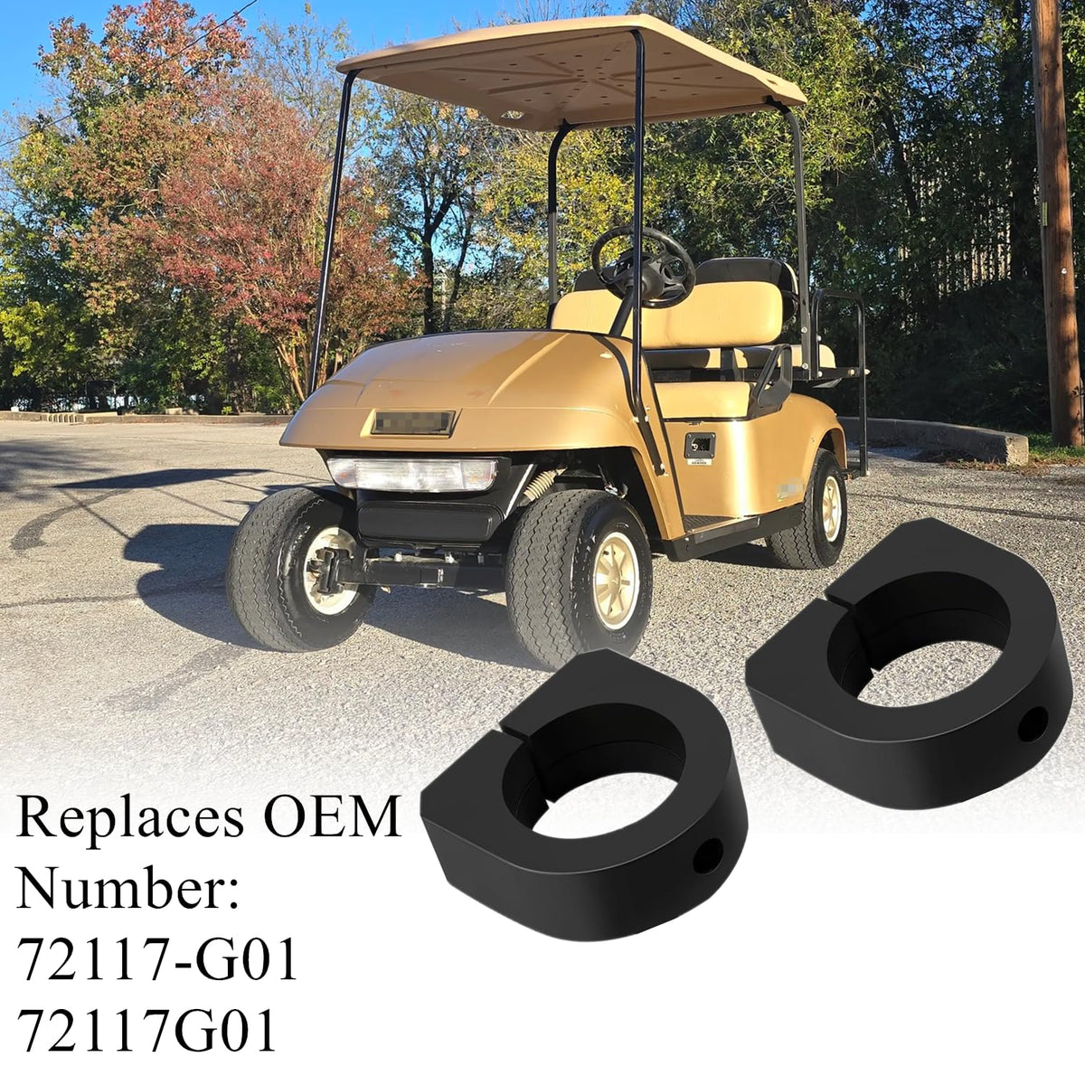 Generic 72117G01 rear bushing pack for quick, reliable replacement.