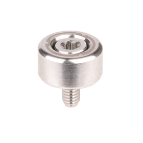Generic 9g silver golf weight close-up for precise tuning.