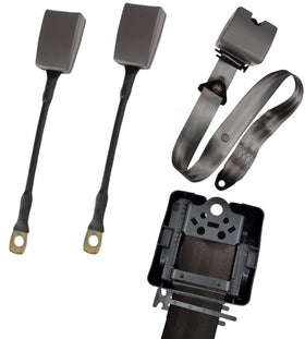 Generic adjustable retractable straps installation for easy, secure belt cover attachment.