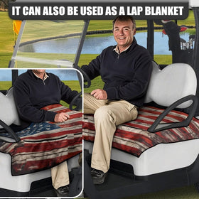 Generic American Flag cover with towel-like texture for quick cleanups