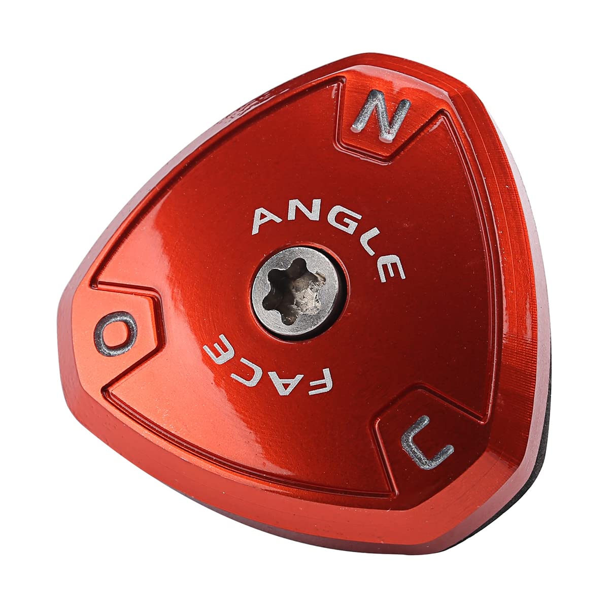 Generic ASP golf adjustable sole plate for TaylorMade R11, red, close-up showing adjustable settings.