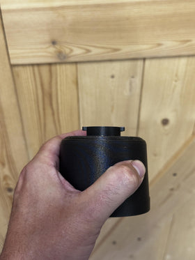 Easy-to-install replacement cup holders for damaged interiors in black