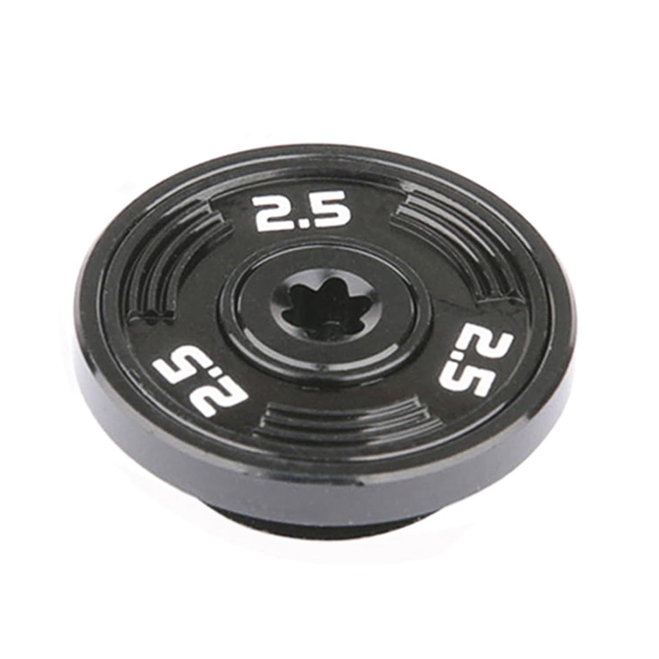 Generic black golf weight for Taylormade Spider GT Max; 20g replacement to customize balance.