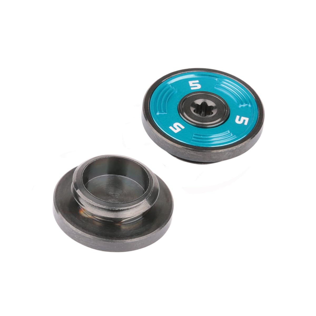 Generic blue golf weight designed for Taylormade Spider GT Max putters to enhance stroke consistency.