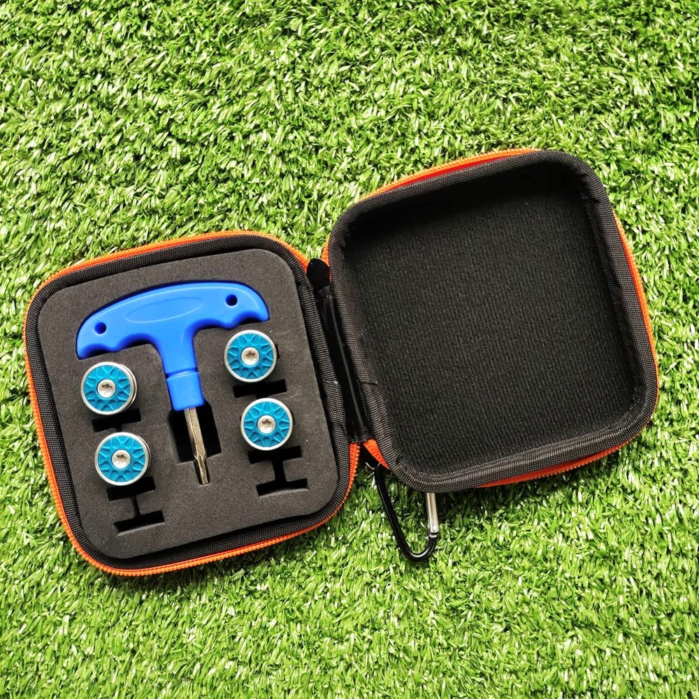 Generic blue golf weights 20mm with three-circle threads for secure fit.