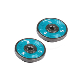 Generic blue golf weights for TP Reserve putters improve feel and customization options.