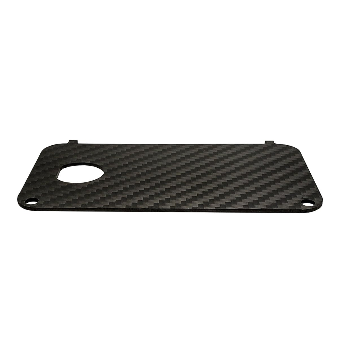 Generic carbon fiber key switch plate durable build for daily golf cart use.