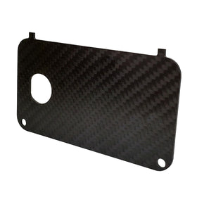 Generic carbon fiber key switch plate installation demonstrates a quick upgrade process.