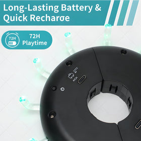 Generic color-changing mode glowing as a disc enters the basket for feedback
