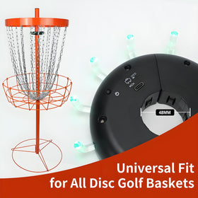 Generic compact 2-pack lights offer flexible placement for backyard or camping