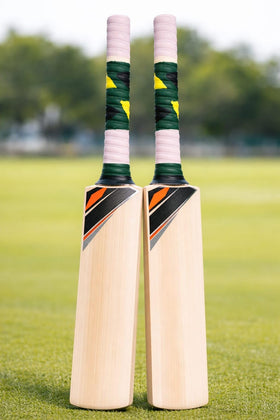 Generic cricket bat grip with textured ribbing for a non-slip hold