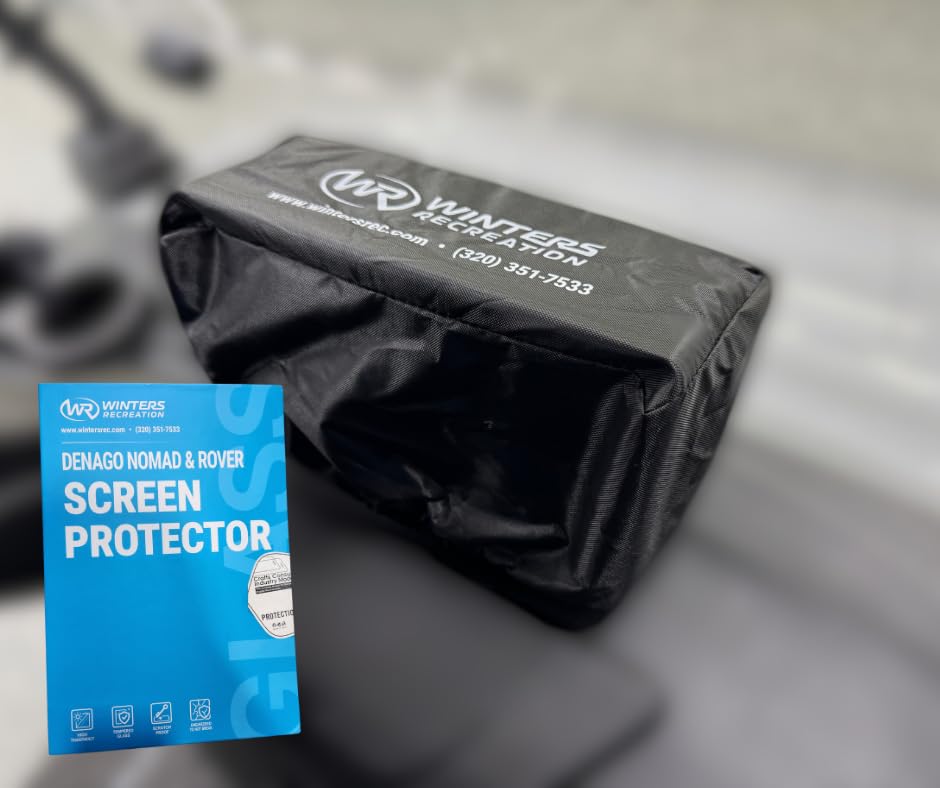 Generic Denago Nomad Rover bubble-free installation guide image shows easy fitting.