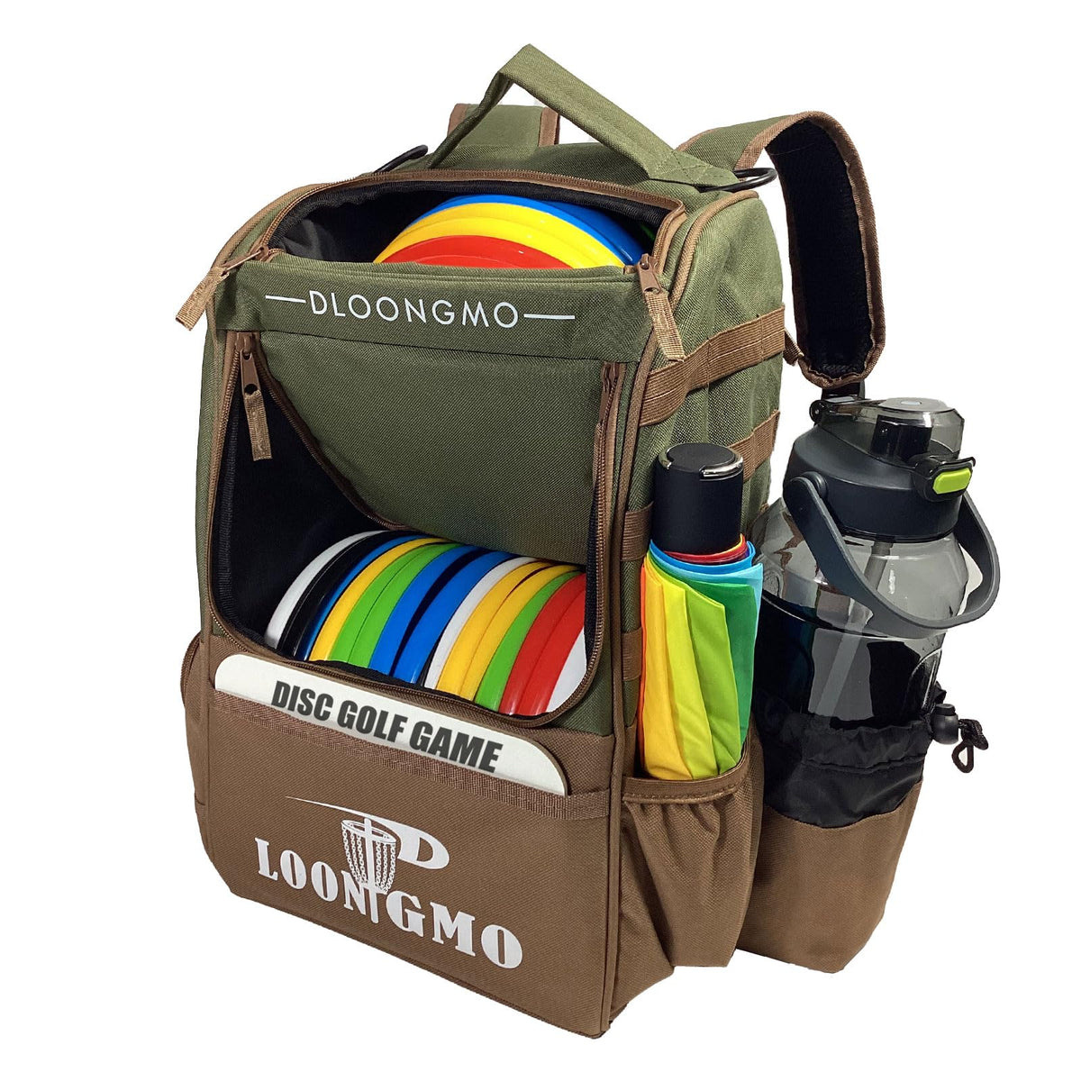 Generic Disc Golf Bag on the course ready for rounds and gear